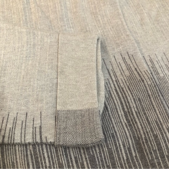 Liquid by Sioni Black/Gray Wrap Cardigan Sz  XL Front Single button Sweater - Picture 10 of 14